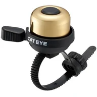 Dzwonki do roweru - Dzwonek rowerowy CATEYE PB-1000P Czarno-złoty - miniaturka - grafika 1