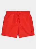 Spodenki damskie - Guess Szorty sportowe L4GZ06 WG282 Czerwony Regular Fit - miniaturka - grafika 1