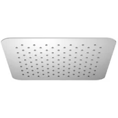 Deszczownice - Omnires Deszczownia WGU225 25x25 cm chrom kwadratowa Ultra Slim Line - miniaturka - grafika 1