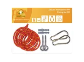 Hamaki - Zestaw montażowy H1_1 do hamaków, Czerwony koala/zh1_1_16 - miniaturka - grafika 1