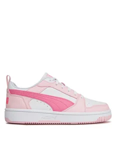 Puma Sneakersy Puma Rebound V6 Lo Jr 393833 08 Biały - Buty dla chłopców - miniaturka - grafika 1