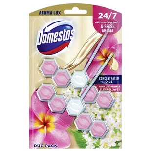 Domestos Aroma Lux Pink Jasmine &amp; Elderflower Kostka toaletowa do WC - Wody i perfumy unisex - miniaturka - grafika 1