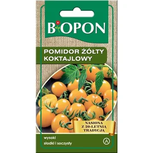 BIOPON NASIONA POMIDOR ŻÓŁTY KOKTAJLOWY 0,1g - Nasiona i cebule - miniaturka - grafika 1