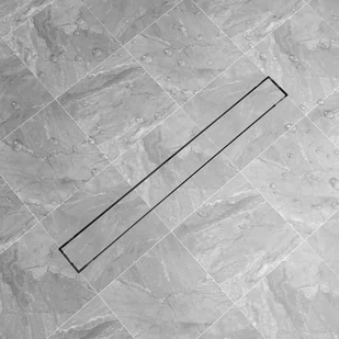 vidaXL vidaXL Odpływ/Spust przysznicowy liniowy 930x140 mm, stal nierdzewna - Syfony - miniaturka - grafika 1