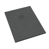 Brodziki prysznicowe - Brodzik prostokątny Schedpol Schedline Collection Protos 90x100x3,5 szary kompozyt 3SP.P1P-90100/S/ST-M1/S/ST - miniaturka - grafika 1