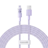 Kable USB - Kabel Baseus Gem 2.4A 2m (fioletowy) - miniaturka - grafika 1