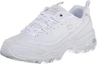 Trampki damskie - Skechers Damskie trampki D'Lites - Fresh Start Fashion Sneaker, biały, srebrny - 42 EU - miniaturka - grafika 1