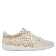 Sneakersy damskie - Sneakersy Geox D5568C-05422 C6738 Beżowy - miniaturka - grafika 1
