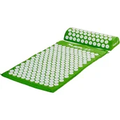 Akcesoria medycyny naturalnej - Movit Mata do akupresury z poduszką 75 x 44 cm, zielona - miniaturka - grafika 1