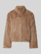 Kurtki damskie - Kurtka ze sztucznego futra o kroju regular fit ze stójką model ‘MONROE’ - miniaturka - grafika 1