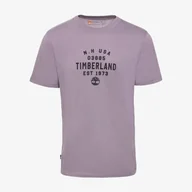 Koszulki męskie - TIMBERLAND T-SHIRT REFIBRA FRONT GRAPHIC SHORT SLEEVE TEE - Timberland - miniaturka - grafika 1