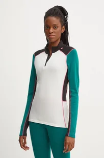 Helly Hansen longsleeve funkcyjny Lifa Merino Midweight kolor biały - Bielizna sportowa damska - miniaturka - grafika 1