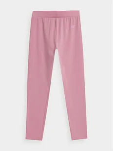 4F Legginsy 4FJAW23TTIGF093 Różowy Slim Fit - Legginsy - miniaturka - grafika 1