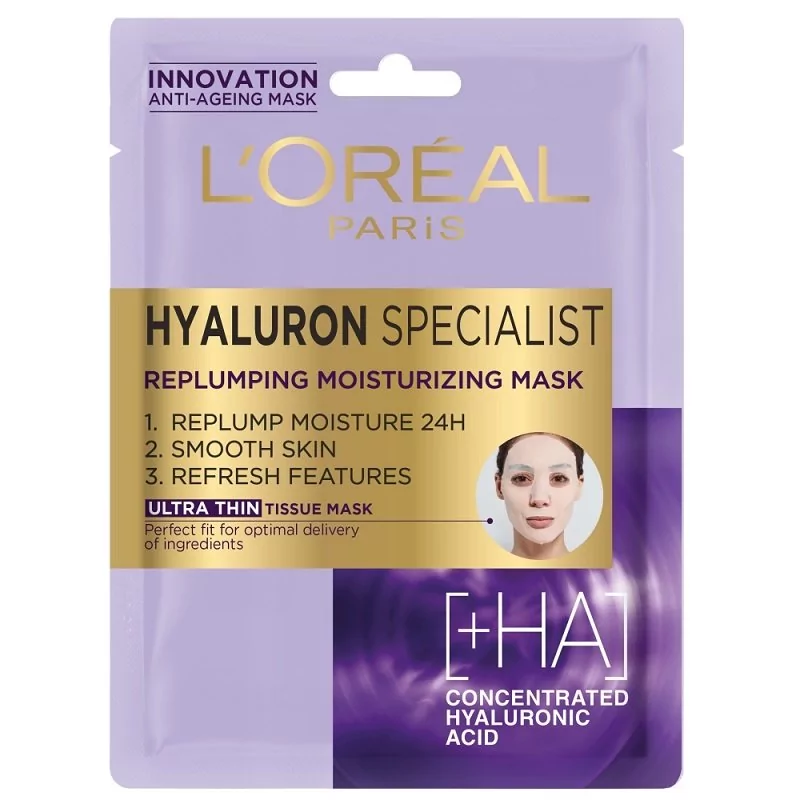 Loreal maska płócienna Hyaluron Specialist 30g