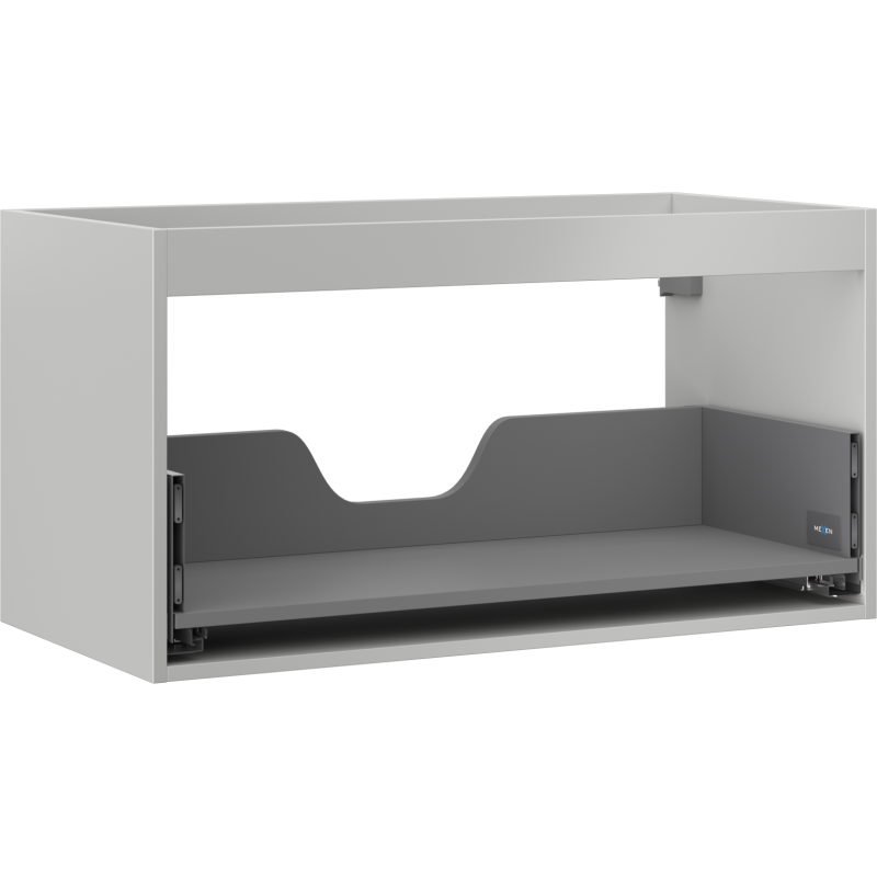 Mexen Box-A korpus szafki podumywalkowej 90 cm, 1 szuflada, szary mat - 91AX0-0900-470-1-62