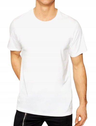 CALVIN KLEIN T-SHIRT MĘSKI BAWEŁNIANY BIAŁY 3-PACK M JPA