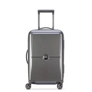 Delsey Paris Turenne Walizka, 55 cm, 43 l, srebrna, Pieniądze, Cabine ( 55 cm - 38 L ), Walizka - Walizki - miniaturka - grafika 1