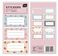 Szkolne artykuły papiernicze - Naklejki na zeszyty Cute Girl 9szt. - INTERDRUK - miniaturka - grafika 1