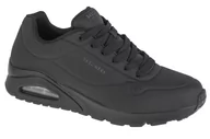 Sneakersy męskie - Skechers Uno-Stand On Air 52458-BBK męskie sneakersy czarne - miniaturka - grafika 1