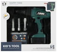 Zabawy w naśladowanie dorosłych - MEGA CREATIVE, wiertatka na baterię z akcesoriami - miniaturka - grafika 1