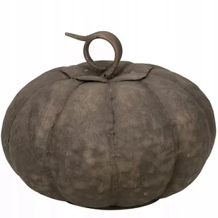 DYNIA METALOWA LOFT 24cm figurka na Halloween Jesień ozdobna do domu salonu - Figurki dekoracyjne - miniaturka - grafika 1