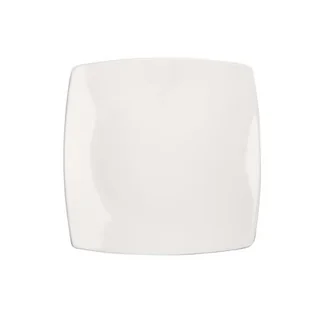 Talerz deserowy Regular 19 cm porcelana kremowa - Talerze - miniaturka - grafika 1