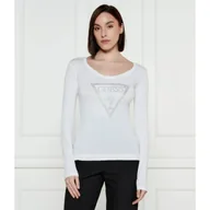 Bluzki damskie - GUESS Bluzka Slim Fit - miniaturka - grafika 1