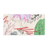 Podkładki na biurko - Mata ochronna trwała Abstrakcja gryzmoł 90x45 cm - miniaturka - grafika 1