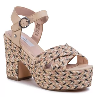 Espadryle damskie - Pepe Jeans Espadryle Blean Sweet PLS90461 Pale Pink 300 - grafika 1