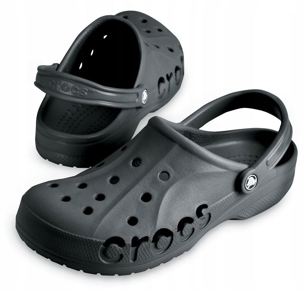 Lekkie Klapki Crocs Baya 10126 Szare Męskie 41,5