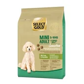 Sucha karma dla psów - SELECT GOLD Sensitive Mini Adult Kaczka z ziemniakami 1 kg - miniaturka - grafika 1