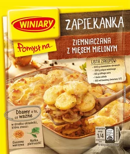 Winiary POMYSŁ NA ZAPIEKANKĘ ZIEMNIACZANĄ Z MIĘSEM 42G zakupy dla domu i biura 20477345 - Szybkie dania obiadowe - miniaturka - grafika 1