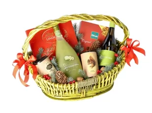 Kosz Delikatesowy Duch Świąt - Zestawy upominkowe - miniaturka - grafika 1