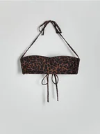 Stroje kąpielowe - Reserved - Góra od bikini - brązowy - miniaturka - grafika 1