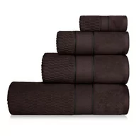 Ręczniki - Ręcznik 50 x 90 Bawełna Peru 500g/m2 Welur Brąz - miniaturka - grafika 1