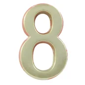 Akcesoria do drzwi - Cyfra 8, 5 cm ZnAl, nikiel-satyna - miniaturka - grafika 1