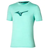 Koszulki sportowe męskie - Koszulka męska Mizuno  Core RB Tee Eggshell Blue S - miniaturka - grafika 1