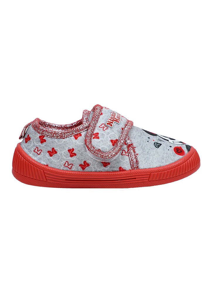 Walt Disney Slippersy w kolorze szaro-czerwonym