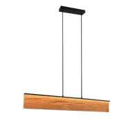 Lampy sufitowe - KALEA 355510130 lampa wisząca podświetlania deska LED 39W 3000K DIM wykończenie czarne - miniaturka - grafika 1