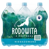 Woda - Rodowita z Roztocza Woda mineralna niegazowana Zgrzewka 6 x 1000 ml - miniaturka - grafika 1