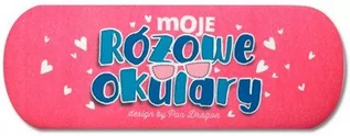 Akcesoria do okularów - Etui na okulary Różowe Nowa - grafika 1