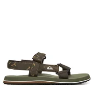Sandały męskie - Sandały Quiksilver AQYL101253 Zielony - miniaturka - grafika 1