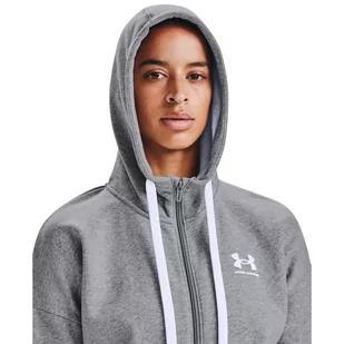 Bluza damska Under Armour Rival Fleece FZ Hoodie - Bluzy sportowe damskie - miniaturka - grafika 4