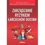 Biznes - Difin Zarządzanie ryzykiem łańcuchów dostaw Ewa Kulińska, Małgorzata Dendera-Gruszka - miniaturka - grafika 1