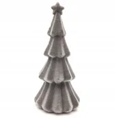 Choinki - Choinka Z Gwiazdą Welurowa Do Szopki Szara 20 Cm - miniaturka - grafika 1