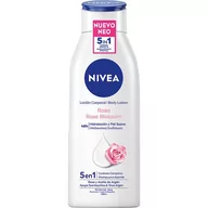 Balsamy i kremy do ciała - Balsam do ciała Nivea Body Lotion 5in1 Rose Blossom 400 ml (4005900980632) - miniaturka - grafika 1
