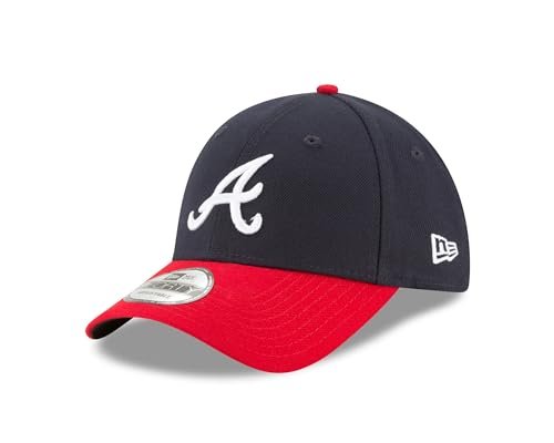 New Era Atlanta Braves Offical Męska Czapka z Daszkiem, Niebieski/Czerwony, Uniwersalny