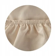 Prześcieradła dla dzieci - Prześcieradło Bawełniane Do Łóżeczka 120X60 - Beżowy - miniaturka - grafika 1