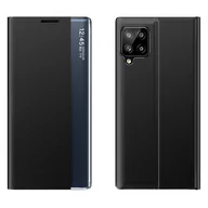 Etui i futerały do telefonów - Sleep Case pokrowiec etui z klapką typu Smart Cover Samsung Galaxy A22 4G czarny - miniaturka - grafika 1