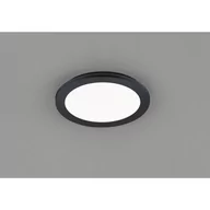 Lampy sufitowe - RL CAMILLUS Czarny mat LED 15W IP44 ściemnialny 3000K Plafon łazienkowy R62921532 - miniaturka - grafika 1
